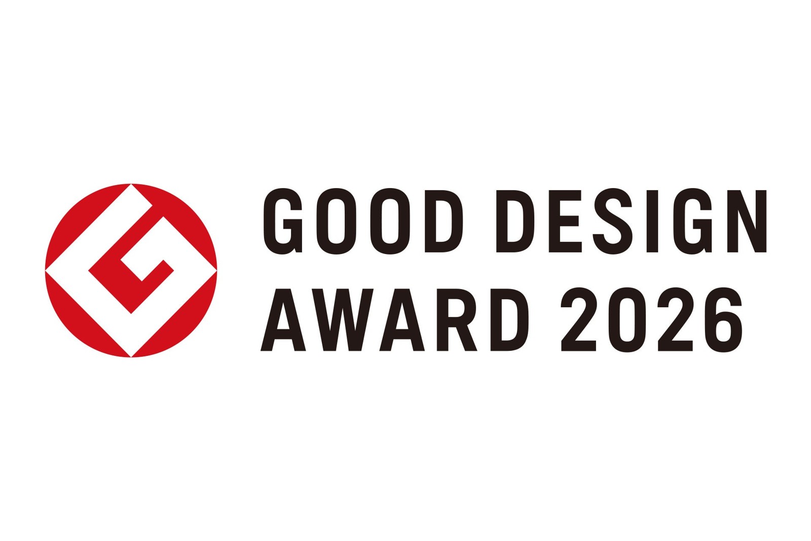 2026年度グッドデザイン賞（GOOD DESIGN AWARD 2026）のGマークのロゴ