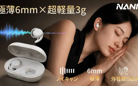 睡眠用イヤホン「NoxTune」がMakuakeで先行販売｜片耳約3gでANC搭載 アプリで睡眠を記録 10月30日まで19,999円から