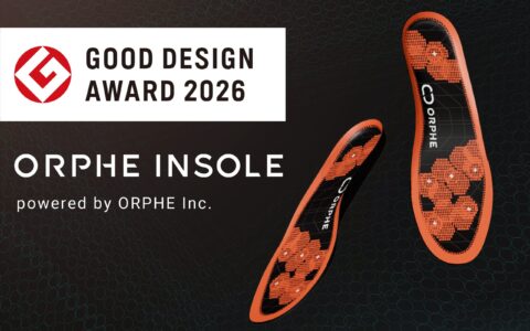 ORPHE INSOLEが2026年度グッドデザイン賞を受賞｜片足6点の圧力センサーで歩き方を記録 靴に入れたままワイヤレス充電