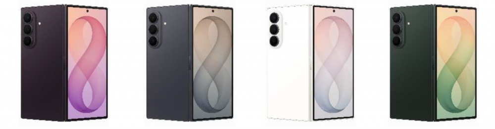 Galaxy Z Fold8 Ultraのカラーバリエーション4色
