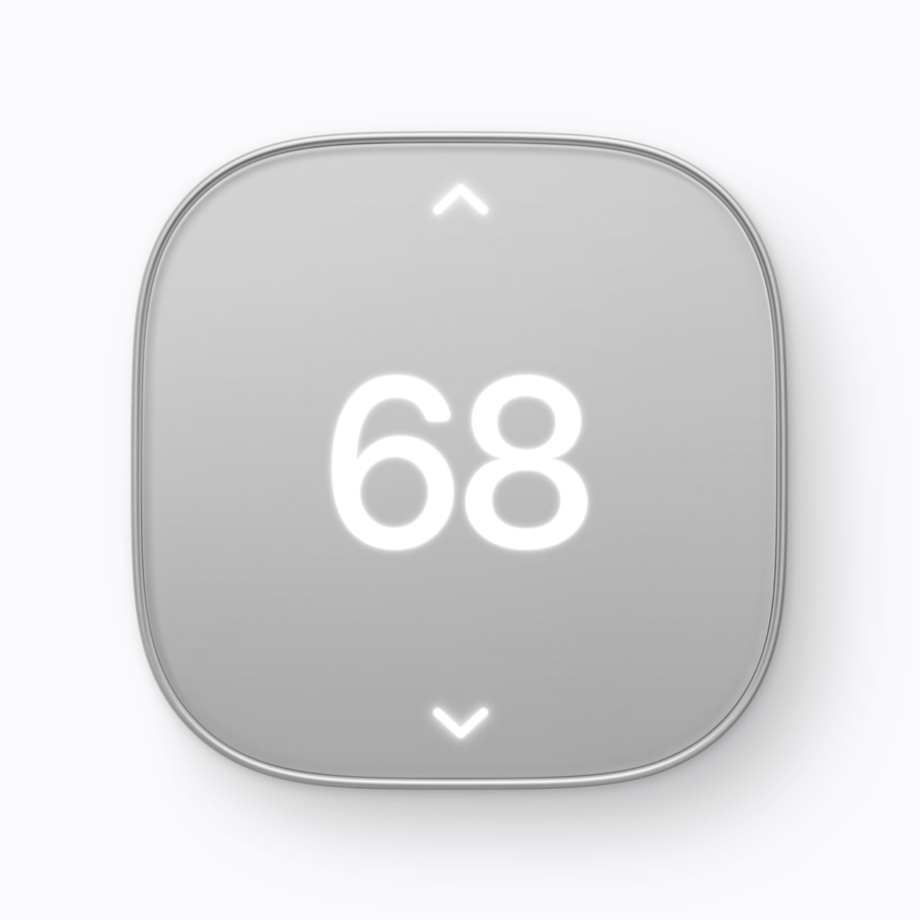 温度を表示しているSchneider ElectricのSmart Thermostat