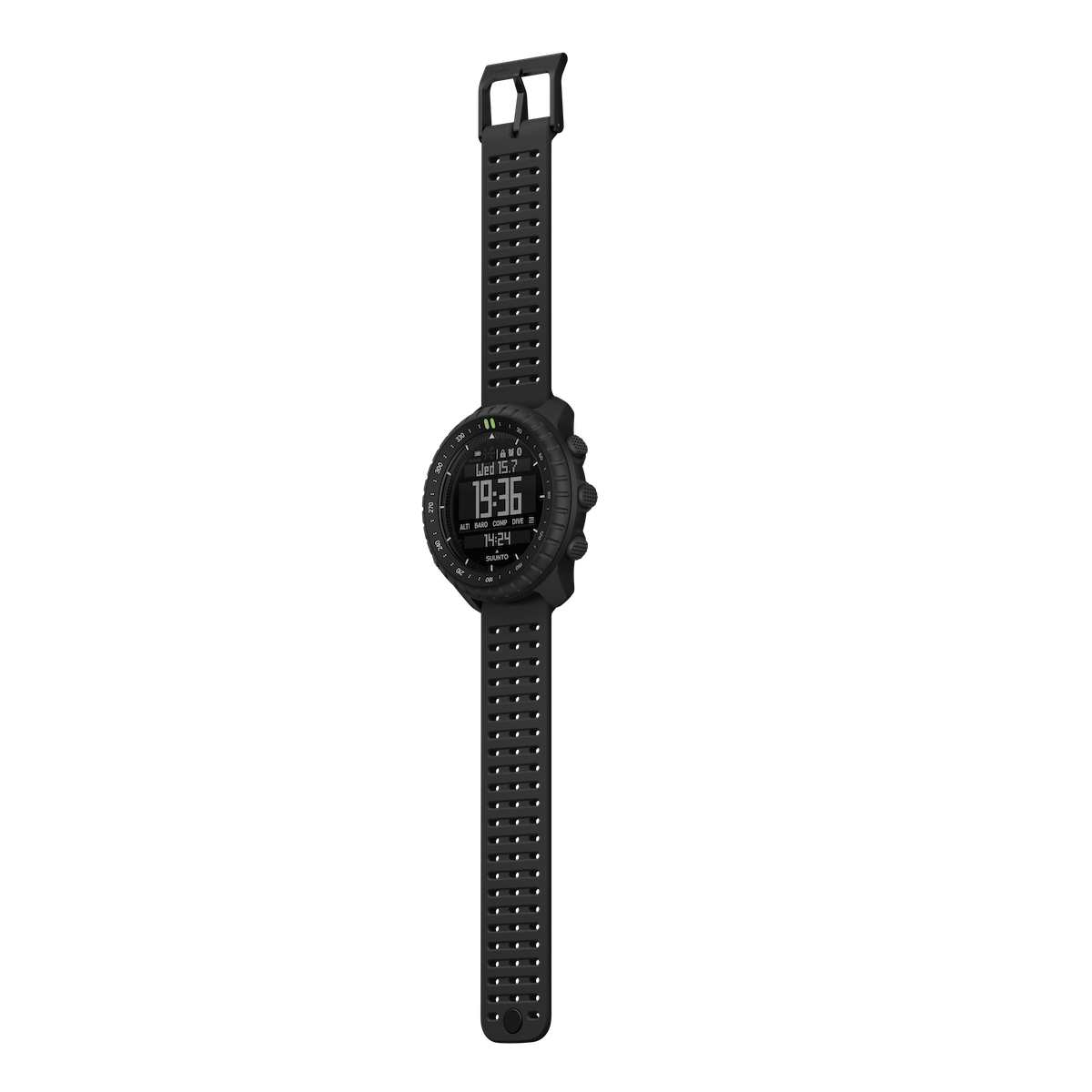 22mm幅のシリコンストラップを着けたSuunto Core 2の全体像